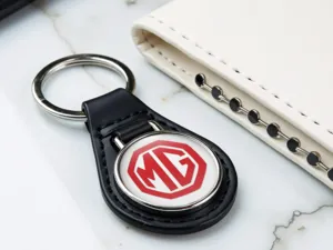 MG Personalised Key Chain High-End Leather Max Edge